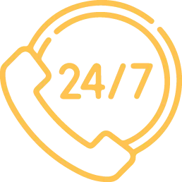 24 by 7 customer support